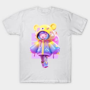 AKBLM - KAWAII 可愛い STYLE ❤ GIRL 女 | CUTE 3D JAPAN ANIME STYLE GIRL T-Shirt